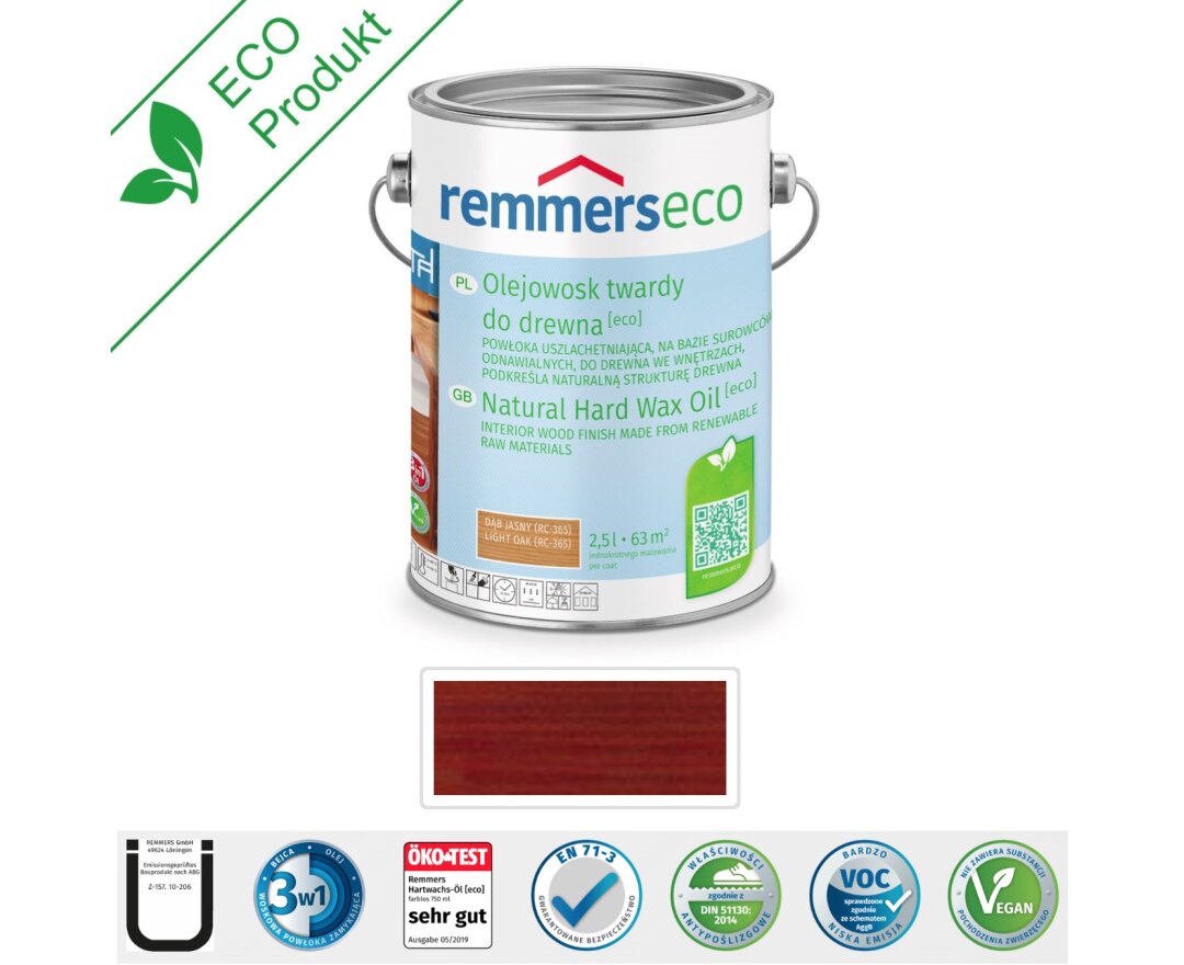 Olejowosk twardy do drewna [eco] 2,5L- fot-
