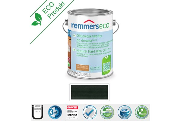 Olejowosk twardy do drewna [eco] 2,5L remmers Heban