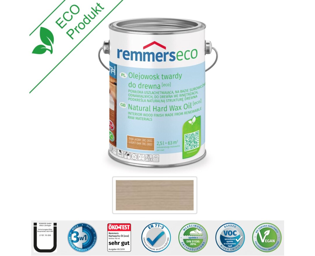 Olejowosk twardy do drewna [eco] 2,5L- fot-