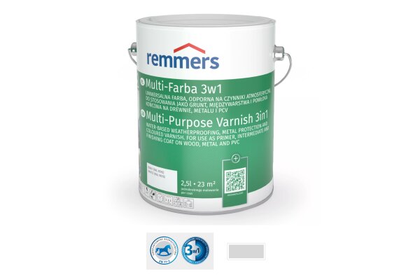 Uniwersalna farba Multi-Farba 3w1 0,75L remmers Szary jasny