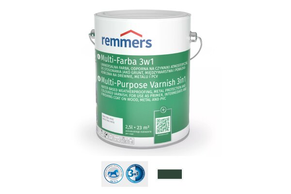 Uniwersalna farba Multi-Farba 3w1 0,75L remmers Zieleń mchu
