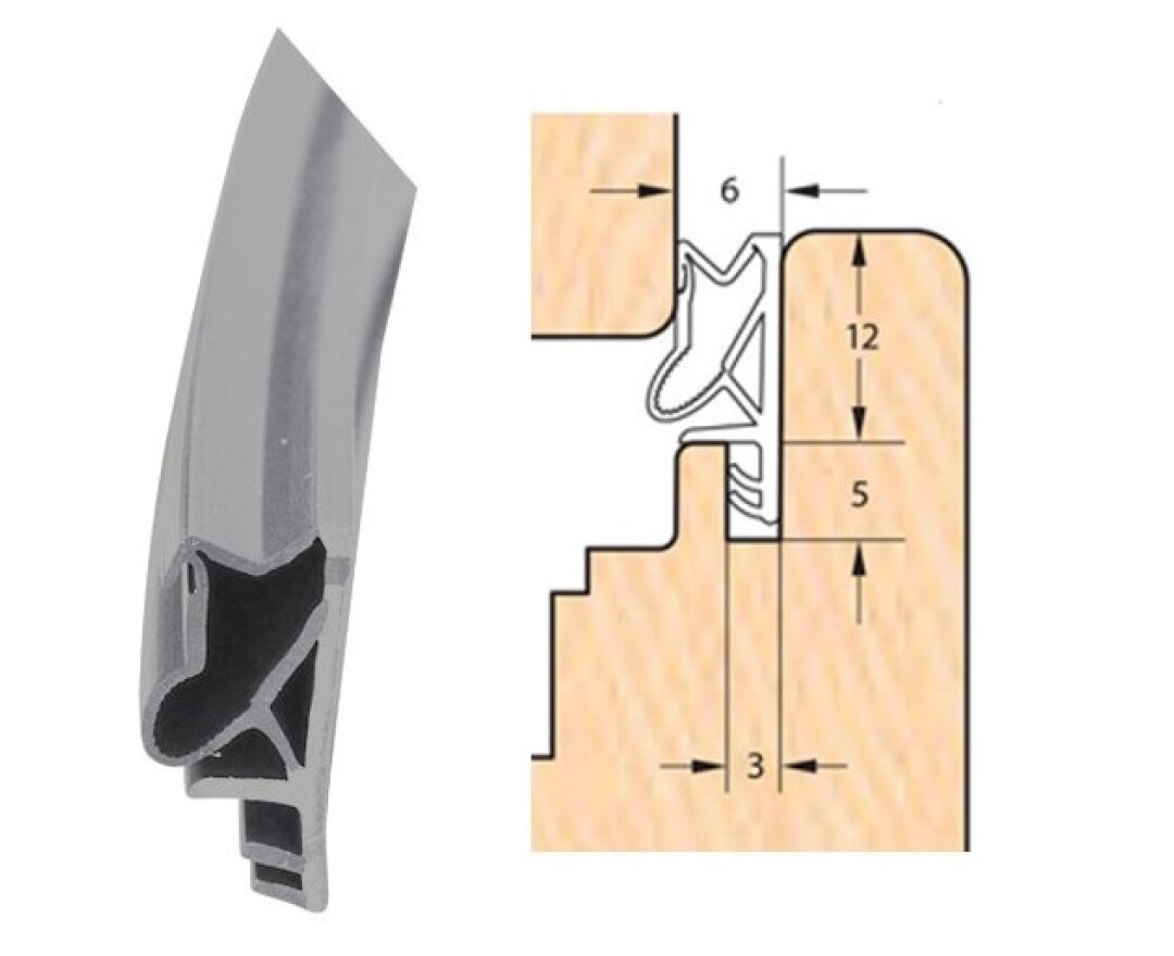 Uszczelka okienna S7503 - 200m- fot-