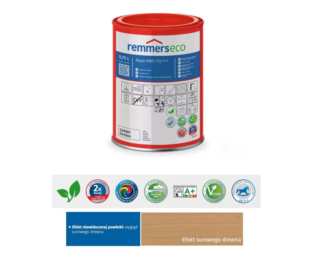 Aqua HWS-712-Hartwachs-Siegel [eco] 0,75L- fot-