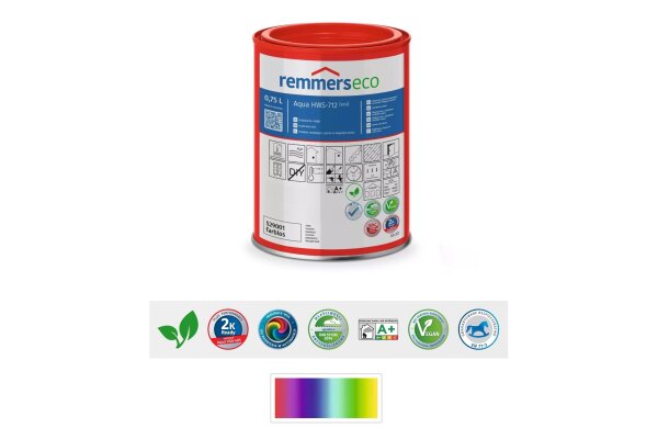 Aqua HWS-712-Hartwachs-Siegel [eco] 0,75L remmers Kolory niestandardowe