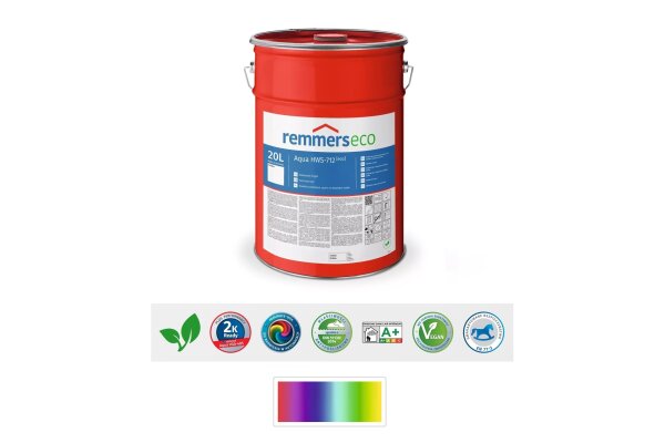 Aqua HWS-712-Hartwachs-Siegel [eco] 20L remmers Kolory niestandardowe