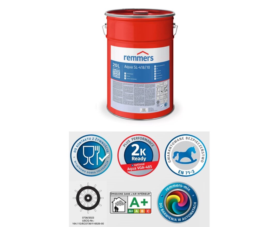 Aqua SL-418/30-Schichtlack 20L- fot-