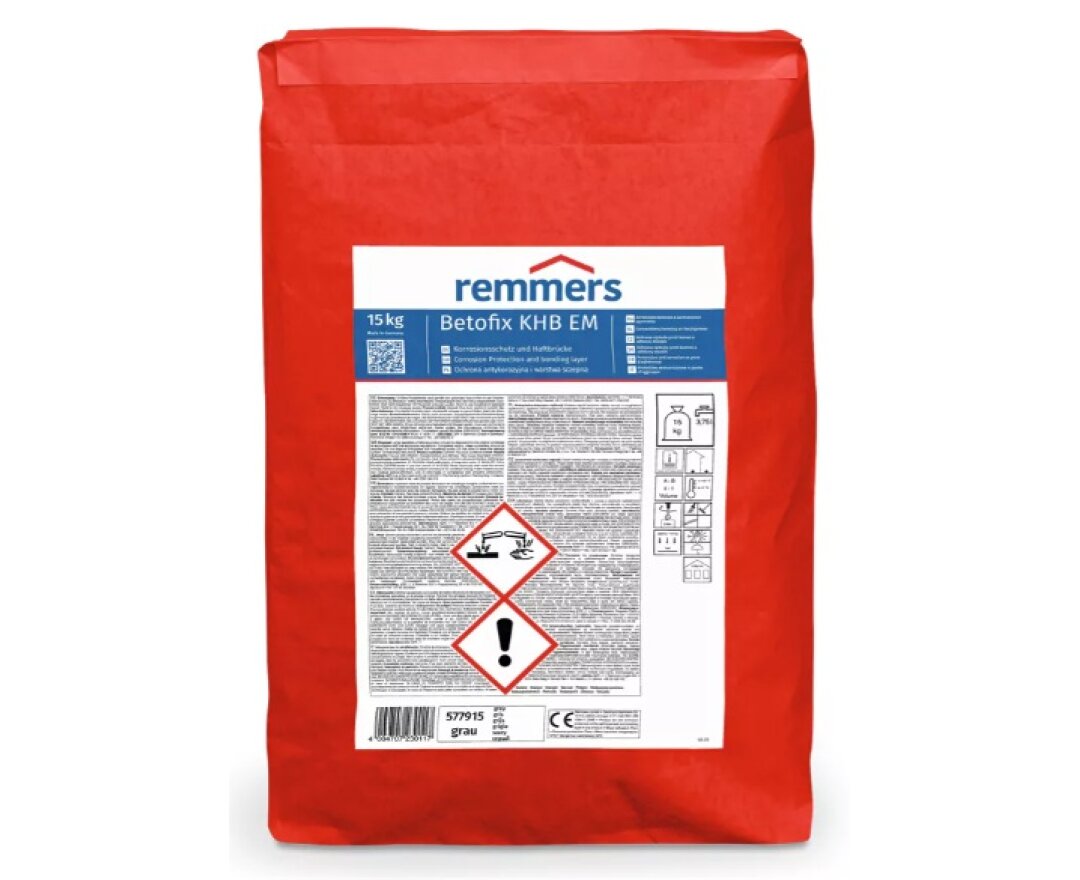 Mineralna ochrona antykorozyjna i warstwa sczepna Betofix KHB EM- fot-