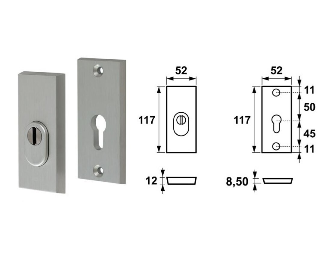 Rozeta drzwiowa PZ Royal- fot-