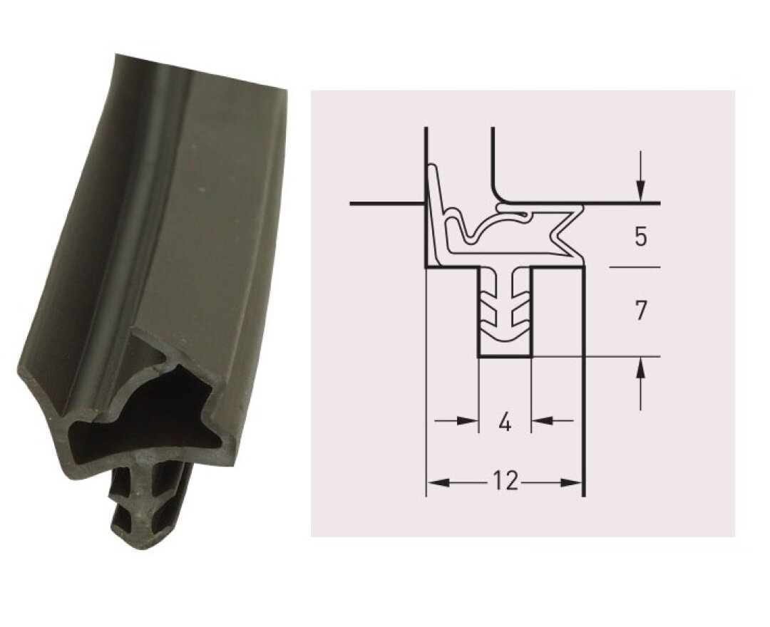 Uszczelka drzwiowa S6612 - 50 m- fot-