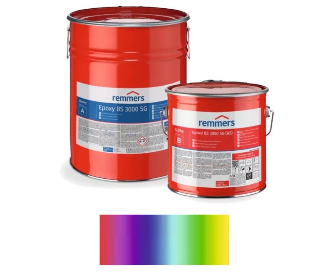 Wodne, pigmentowane zamknięcie o jedwabistym połysku Epoxy BS 3000 SG, 5kg- fot-