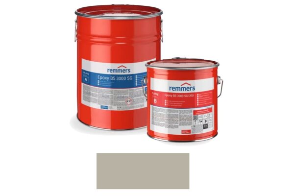 Wodne, pigmentowane zamknięcie o jedwabistym połysku Epoxy BS 3000 SG, 1kg remmers Krzemowoszary