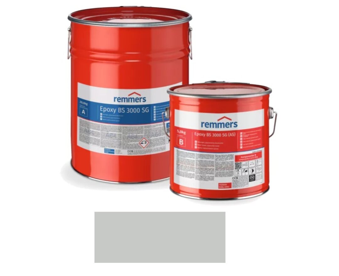 Wodne, pigmentowane zamknięcie o jedwabistym połysku Epoxy BS 3000 SG, 25kg- fot-