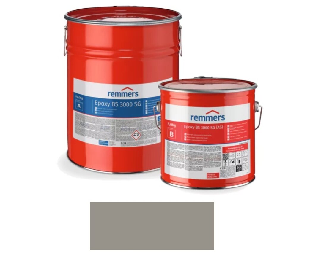 Wodne, pigmentowane zamknięcie o jedwabistym połysku Epoxy BS 3000 SG, 5kg- fot-