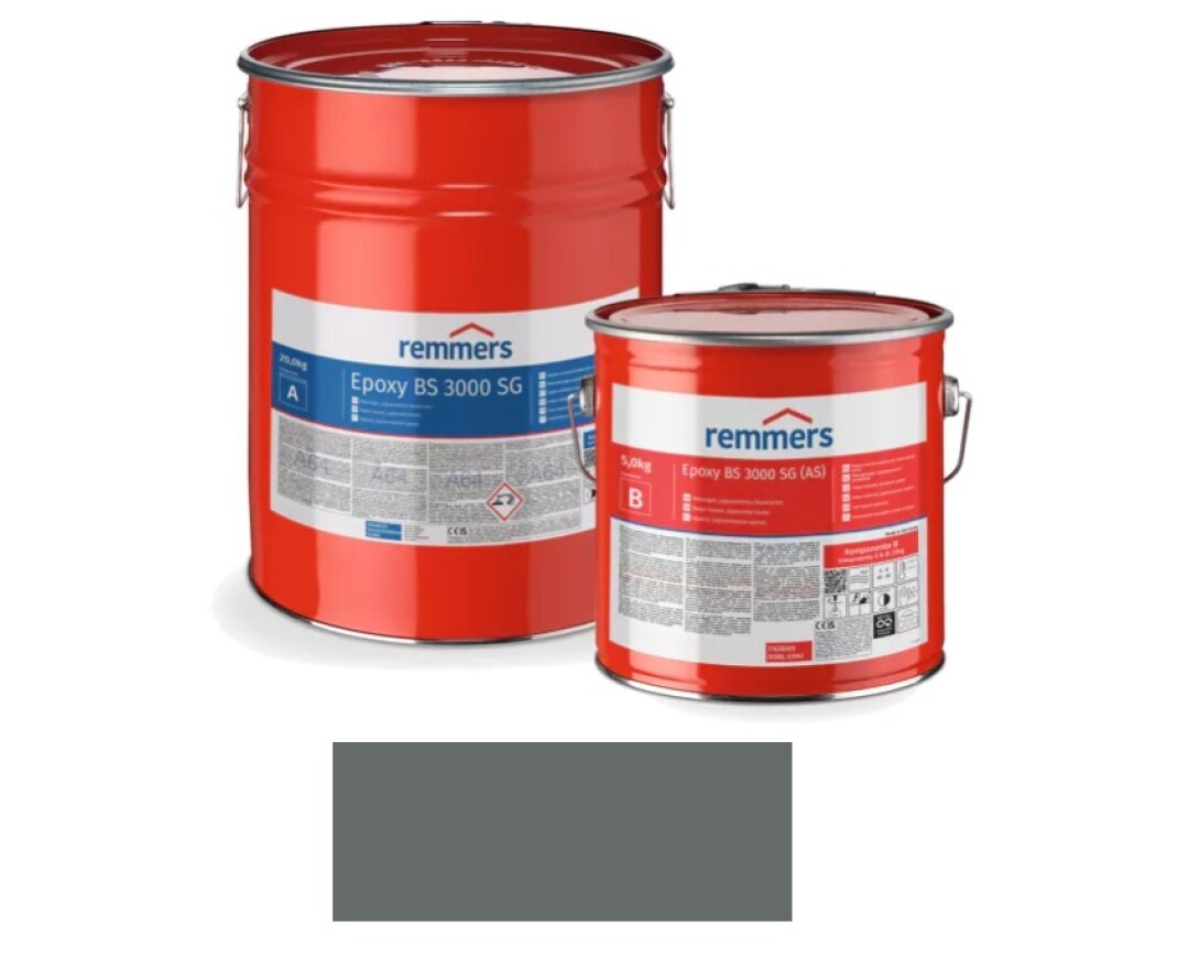 Wodne, pigmentowane zamknięcie o jedwabistym połysku Epoxy BS 3000 SG, 5kg- fot-