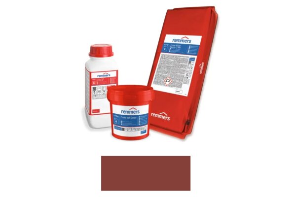 Zaprawa z betonu poliuretanowego Crete WR Color remmers Czerwony