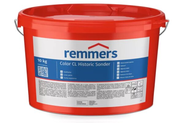 Farba wapienna bez spoiw organicznych Color CL Historic Sonder remmers Niestandardowy (tylko jasne kolory)