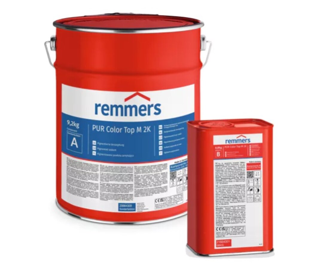Pigmentowane, matowe zamknięcie PUR Color Top M 2K- fot-