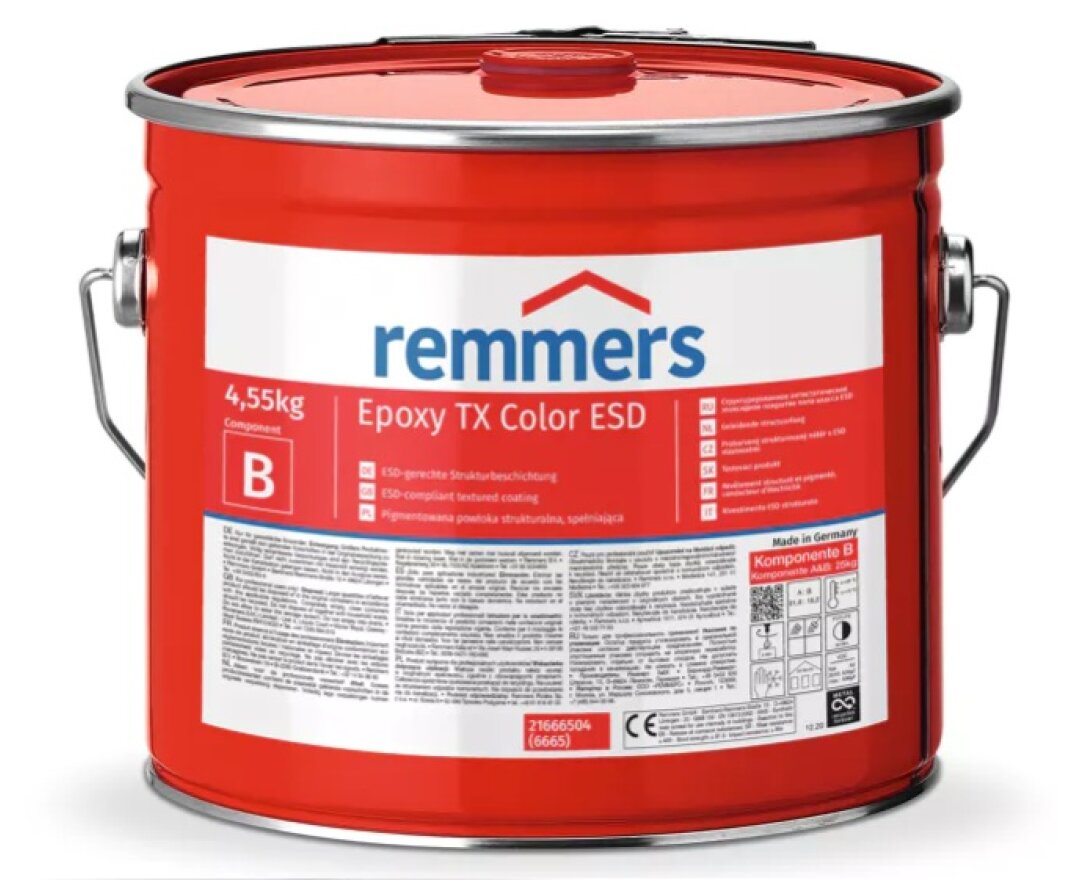 Pigmentowana powłoka strukturalna Epoxy TX Color ESD- fot-