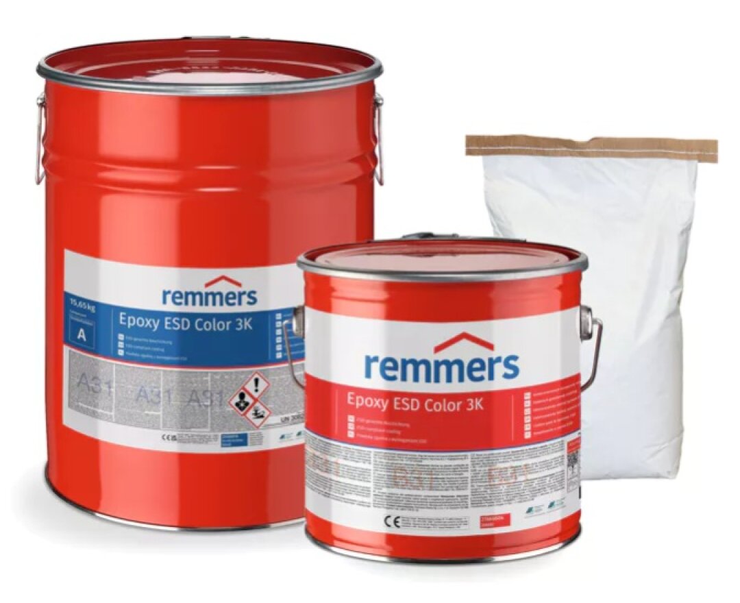 Powłoka zgodna z wymaganiami ESD Epoxy ESD Color 3K- fot-