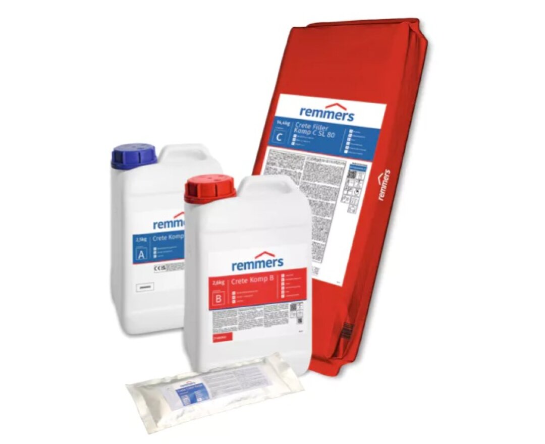 Wylewana powłoka betonowo-poliuretanowa Crete SL 80 19,5kg- fot-