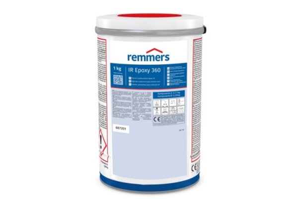 Sztywna, dwukomponentowa, epoksydowa żywica iniekcyjna IR Epoxy 360 1kg remmers