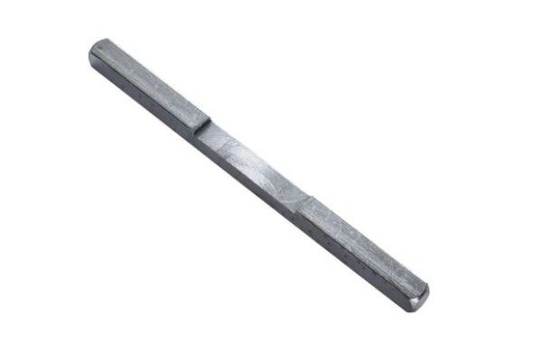 Trzpień klamki 8mm, L=130 mm frezowany FKS Stal