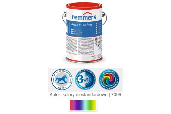 Aqua VL-66/sm-Venti-Lack 3in1 0,75L remmers Kolory niestandardowe