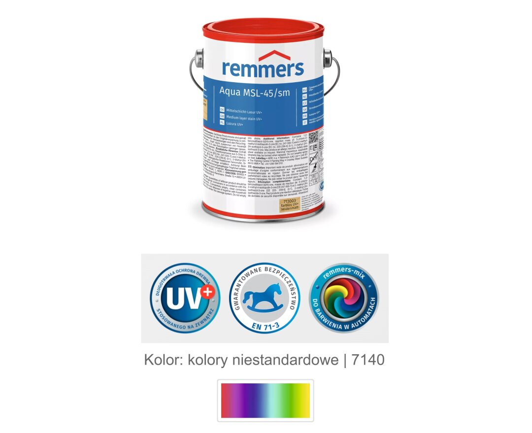 Aqua MSL-45/sm-Mittelschichtlasur UV+ 2,5L- fot-