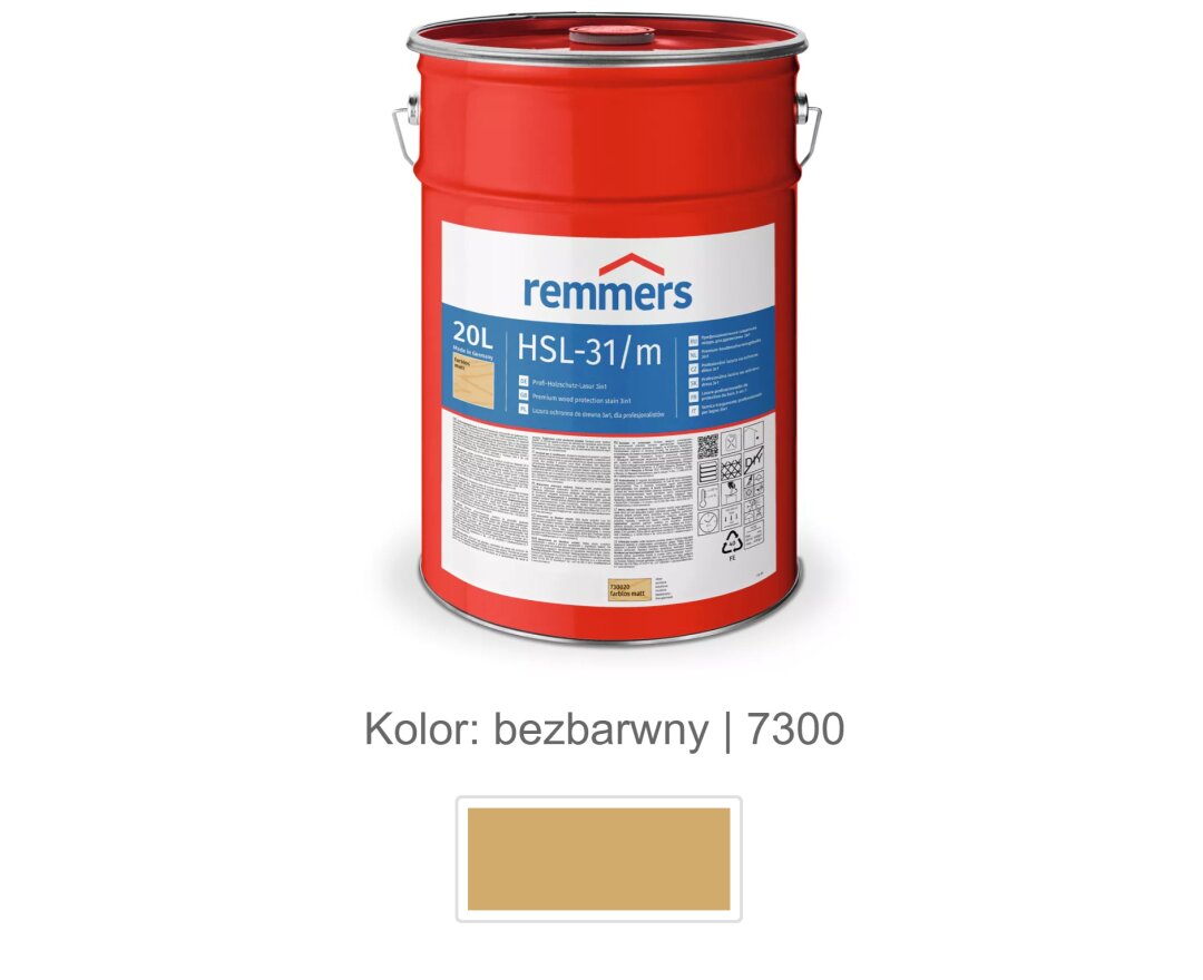 HSL-31/m-Profi-Holzschutz-Lasur 3in1 2,5L- fot-