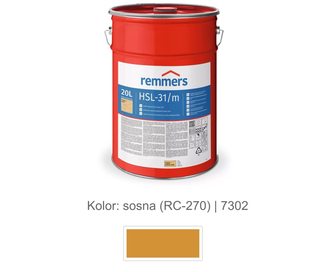 HSL-31/m-Profi-Holzschutz-Lasur 3in1 5L- fot-