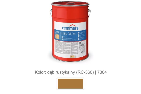 HSL-31/m-Profi-Holzschutz-Lasur 3in1 20L remmers Dąb rustykalny