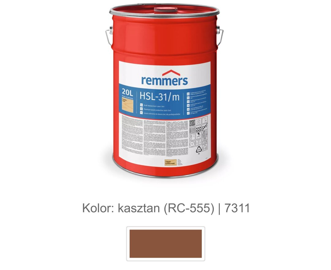 HSL-31/m-Profi-Holzschutz-Lasur 3in1 5L- fot-