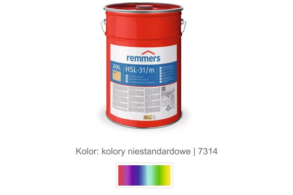 HSL-31/m-Profi-Holzschutz-Lasur 3in1 2,5L remmers Kolory niestandardowe