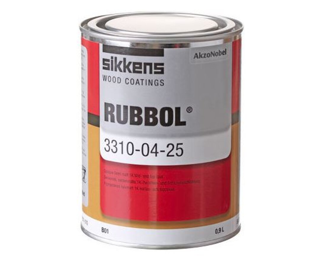 Sikkens Rubbol WF 3310-04-25 lakier nawierzchniowy pół mat, renowacja 0,9 L- fot-