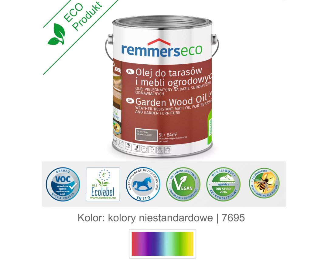 Olej wodny do drewna tarasu 5L- fot-