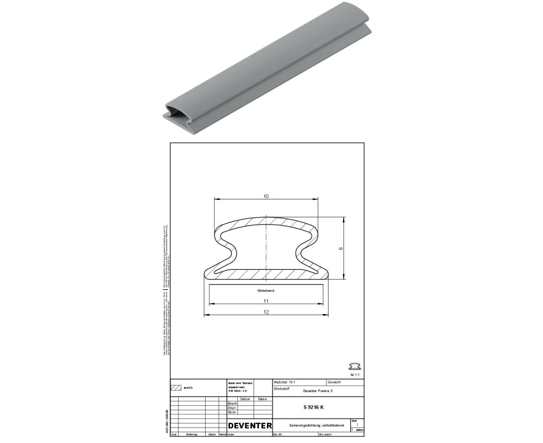 Uszczelka S 9216 A 100m K0- fot-