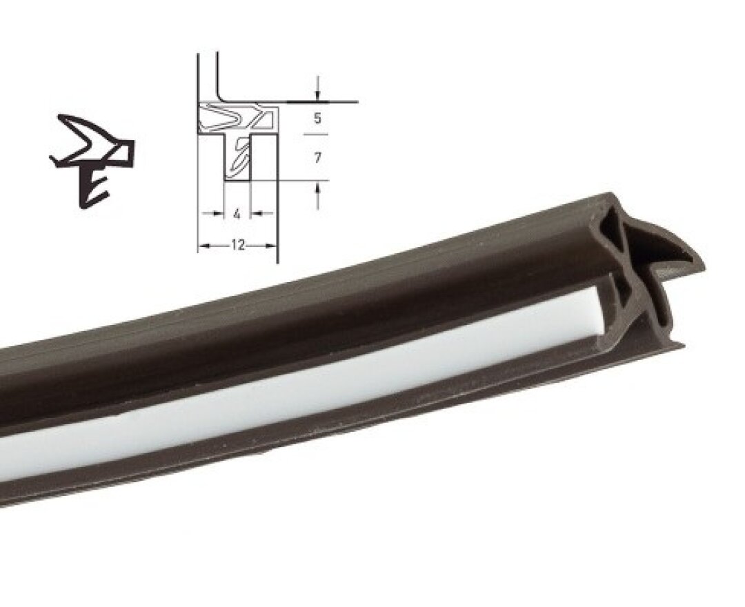 Uszczelka do drzwi wewnętrznych DS 6577a (2x25m)- fot-