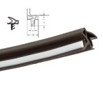 Uszczelka do drzwi wewnętrznych DS 6577a (2x25m) Deventer Brąz rustykalny
