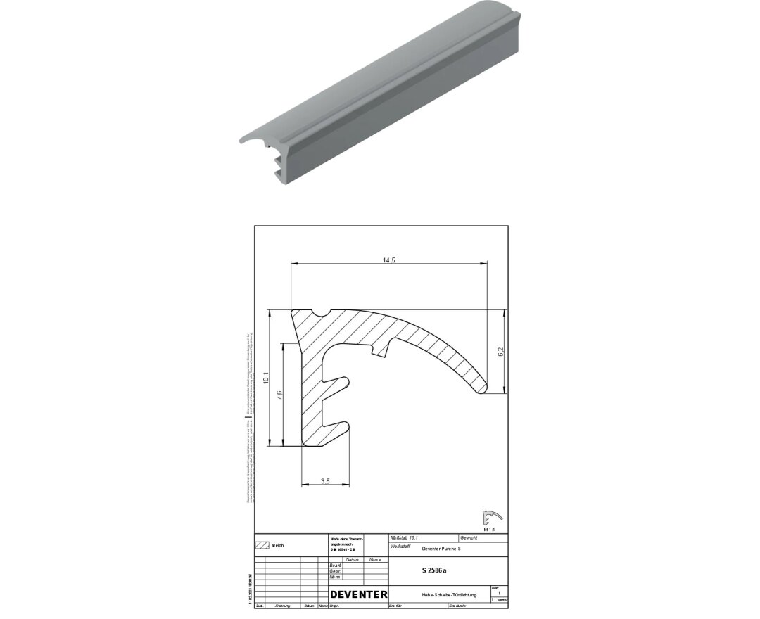 Uszczelka S 2586a (10x15m) 150m KSP1- fot-