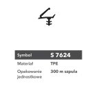 Uszczelka S 7624 250m K0  Deventer Biały
