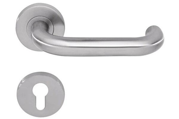 KLAMKA DORMAKABA PURE 8100 PZ 6501/6612 OKRĄG., PZ, 8MM DormaKaba Stal nierdzewna