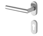 KLAMKA DORMAKABA 1/2 PURE 8906 6621/6679 PZ LEWA OWAL, L-FORM, 8MM DormaKaba Stal nierdzewna