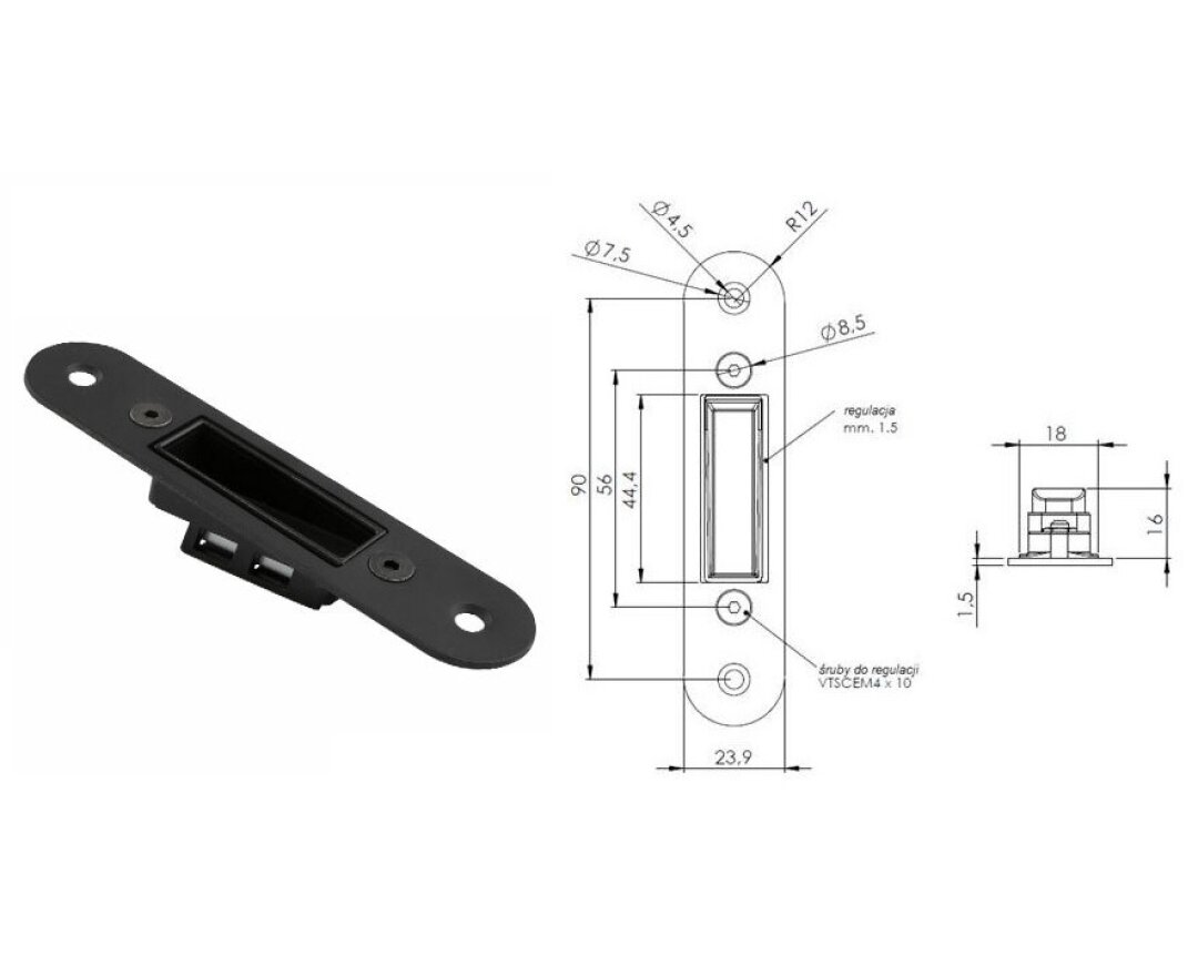 Czyszczenie Magazynów – Zaczep regulowany do zamka magnetycznego B-twin- fot-
