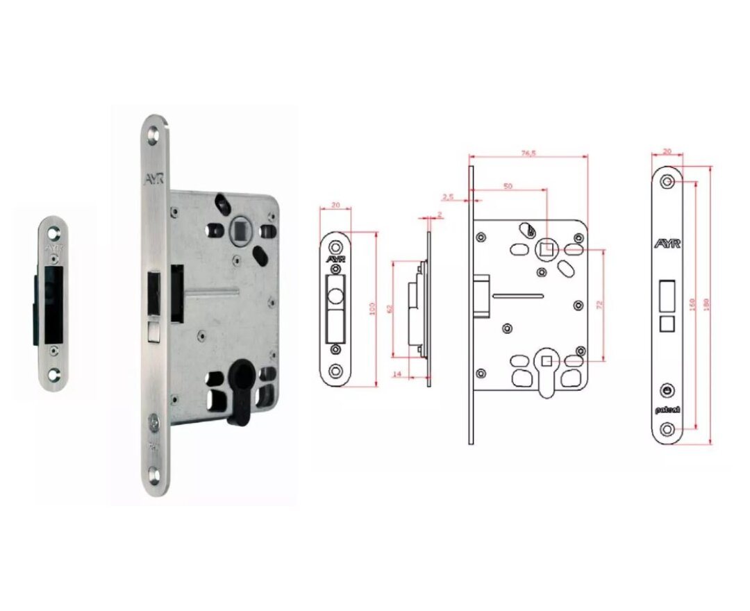 ZAMEK MAGNETYCZNY 72WB- fot-