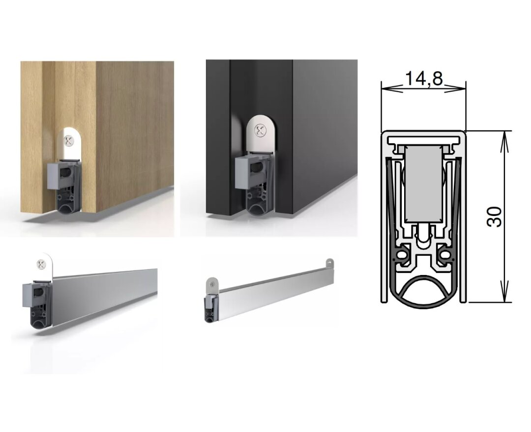 USZCZELKA OPADAJĄCA SCHALL-EX L-15/30 WS 958mm [>760mm]- fot-