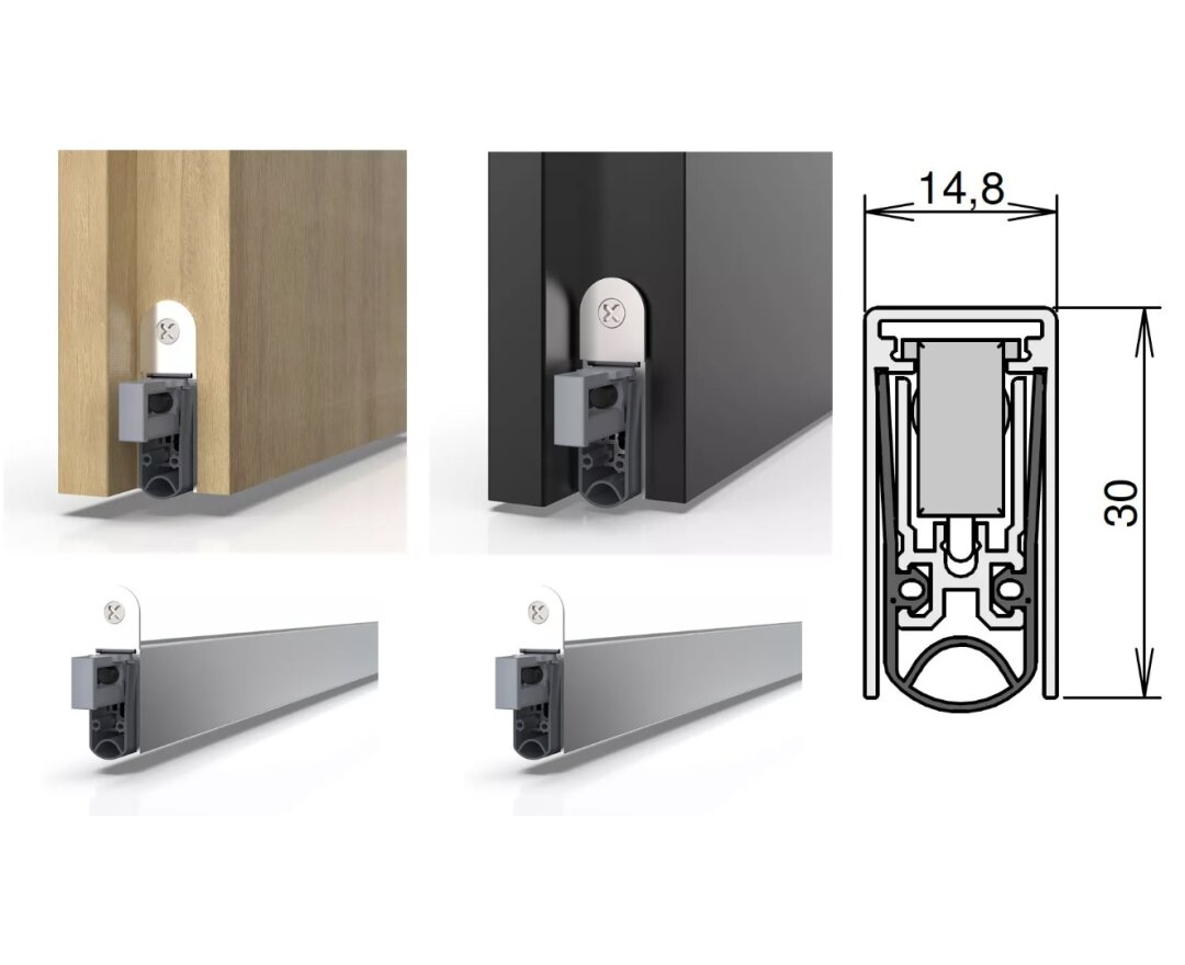 USZCZELKA OPADAJĄCA SCHALL-EX L-15/30 WS 1083mm [>885mm)- fot-