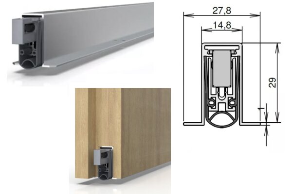 USZCZELKA OPADAJĄCA SCHALL-EX L-15/30 OS 1050mm [>885mm] athmer