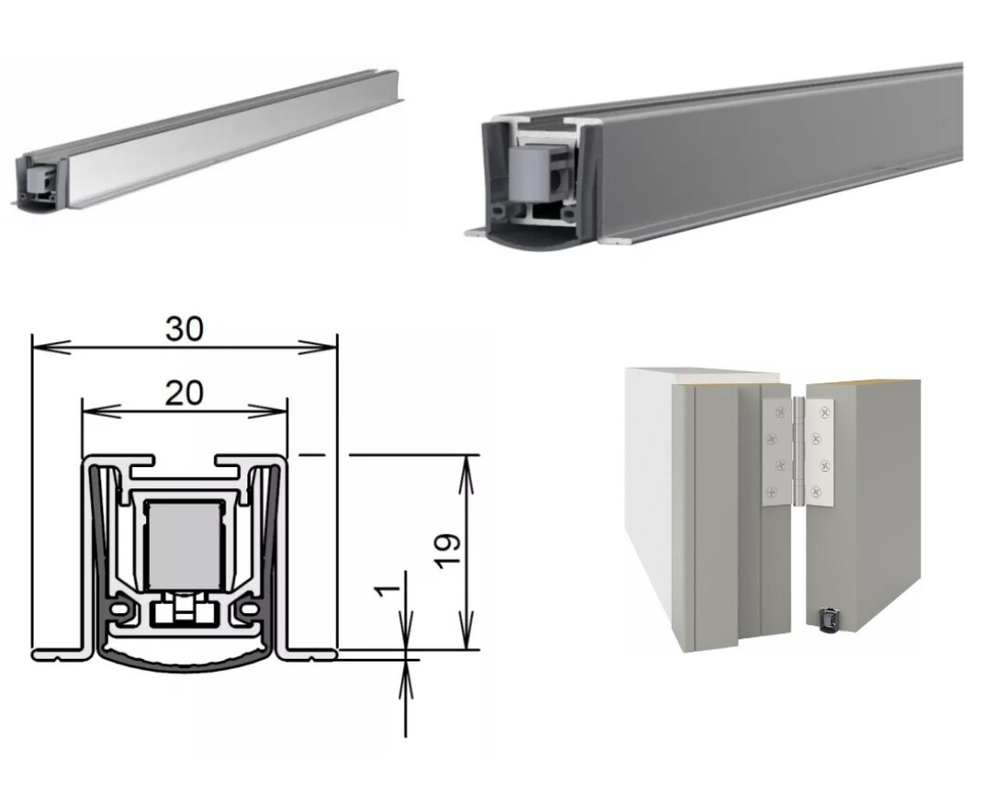 USZCZELKA OPADAJĄCA STADI L-20/20 OS 960mm [>760mm]- fot-