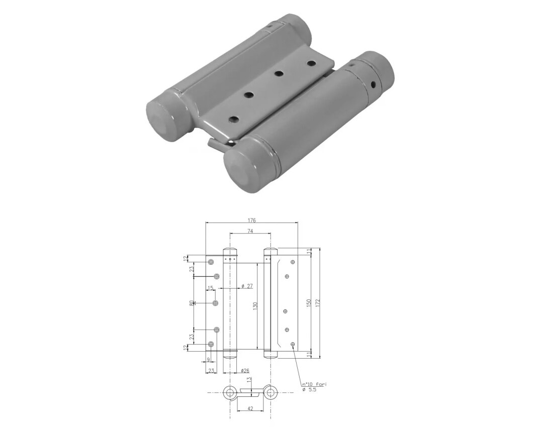 ZAWIAS WAHADŁOWY 150mm- fot-