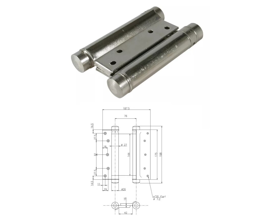 ZAWIAS WAHADŁOWY 175mm- fot-